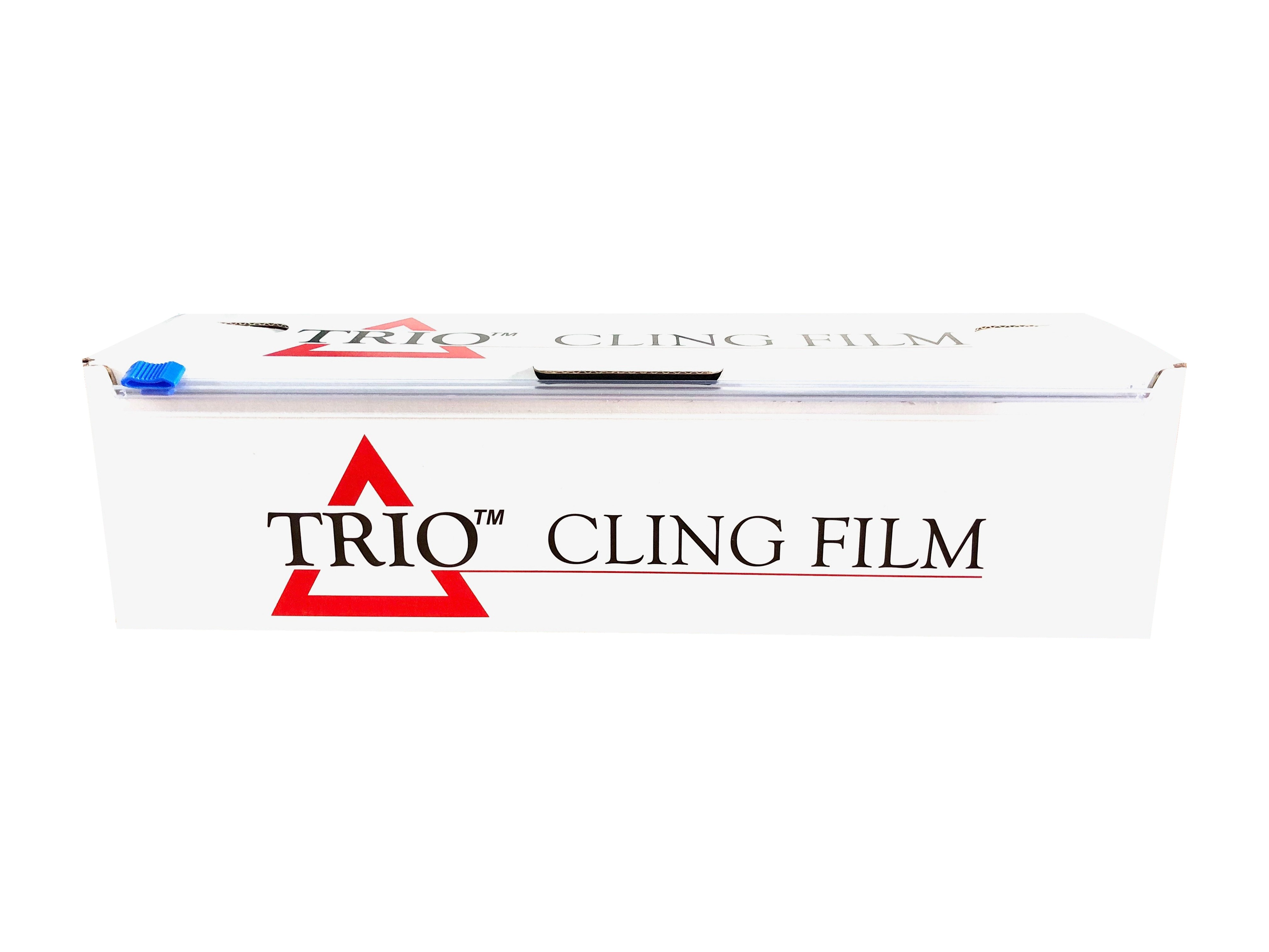 PW930700WCB-TR - Trio Catering Cling Film 30cm x 700g with Cutter Box - Case of 6
