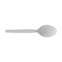 SM160-W Table Spoon, Medium Weight 160mm White - Case of 2,000