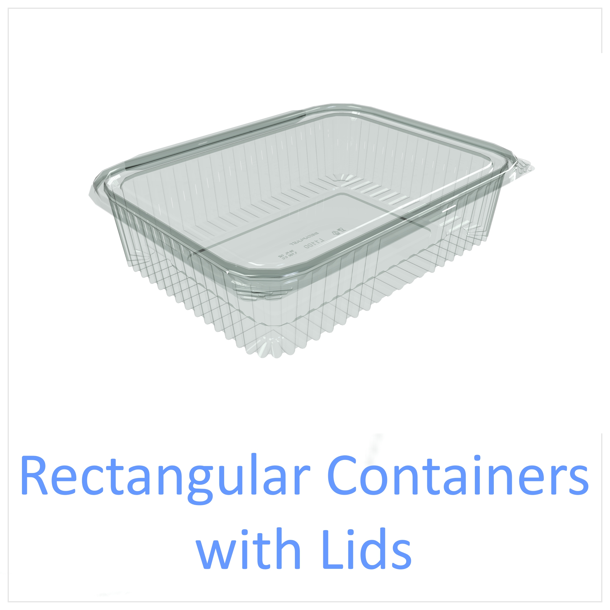 Rectangular Containers with Lids